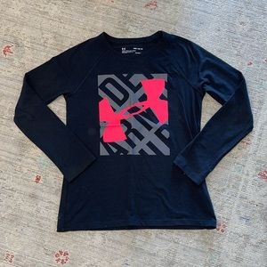 Under Armour long sleeve logo tee shirt medium